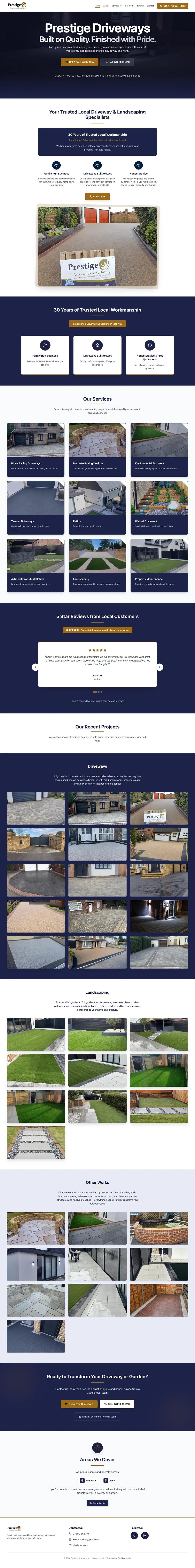 Driveway company website