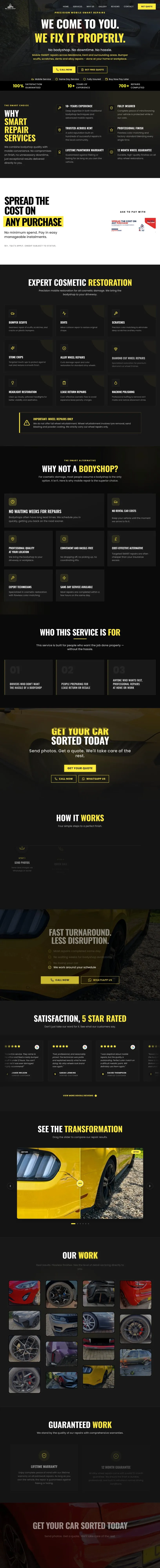 SMART repair website